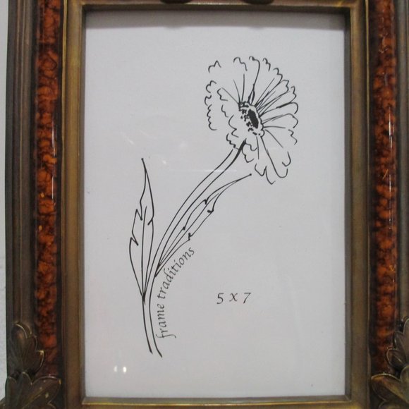 *Diva Boutique - Bronze Classical Grape Vine Scroll Table Top Frame - Picture 4 of 7